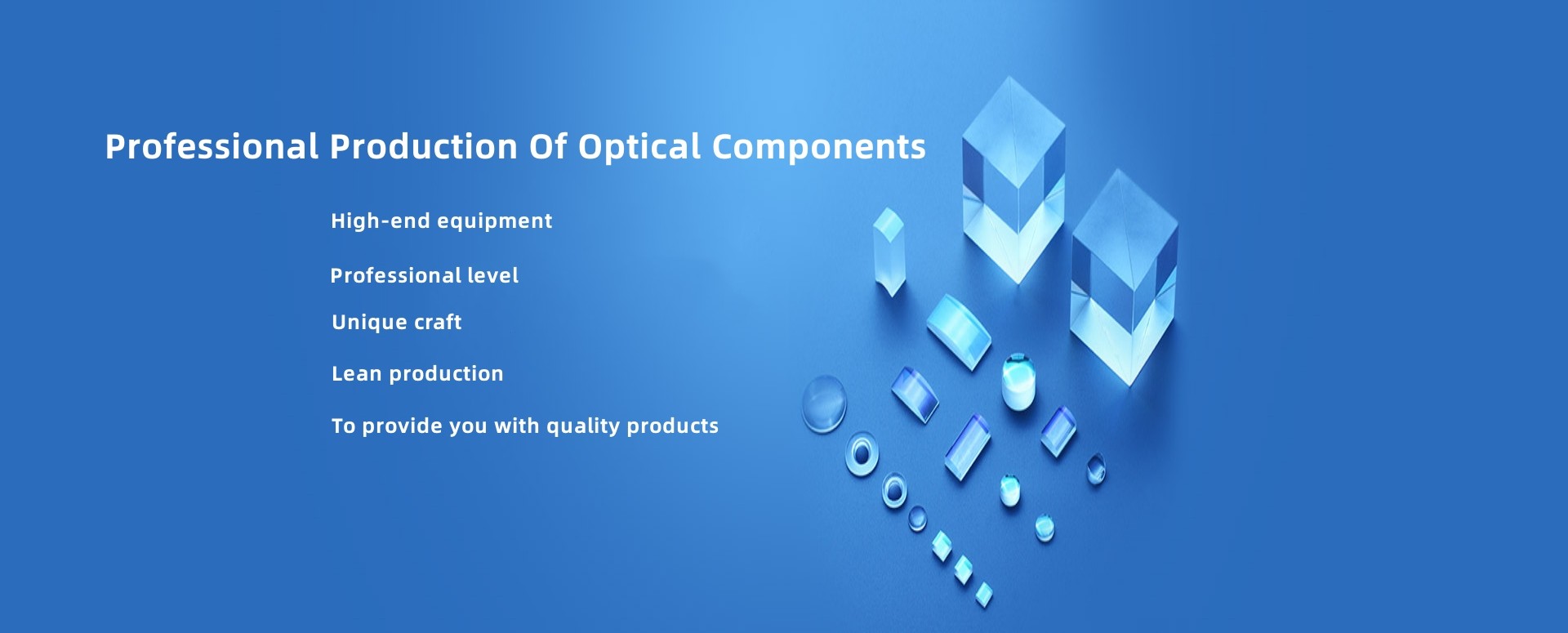 Optik bileşenler fabrikasının profesyonel üretimi
